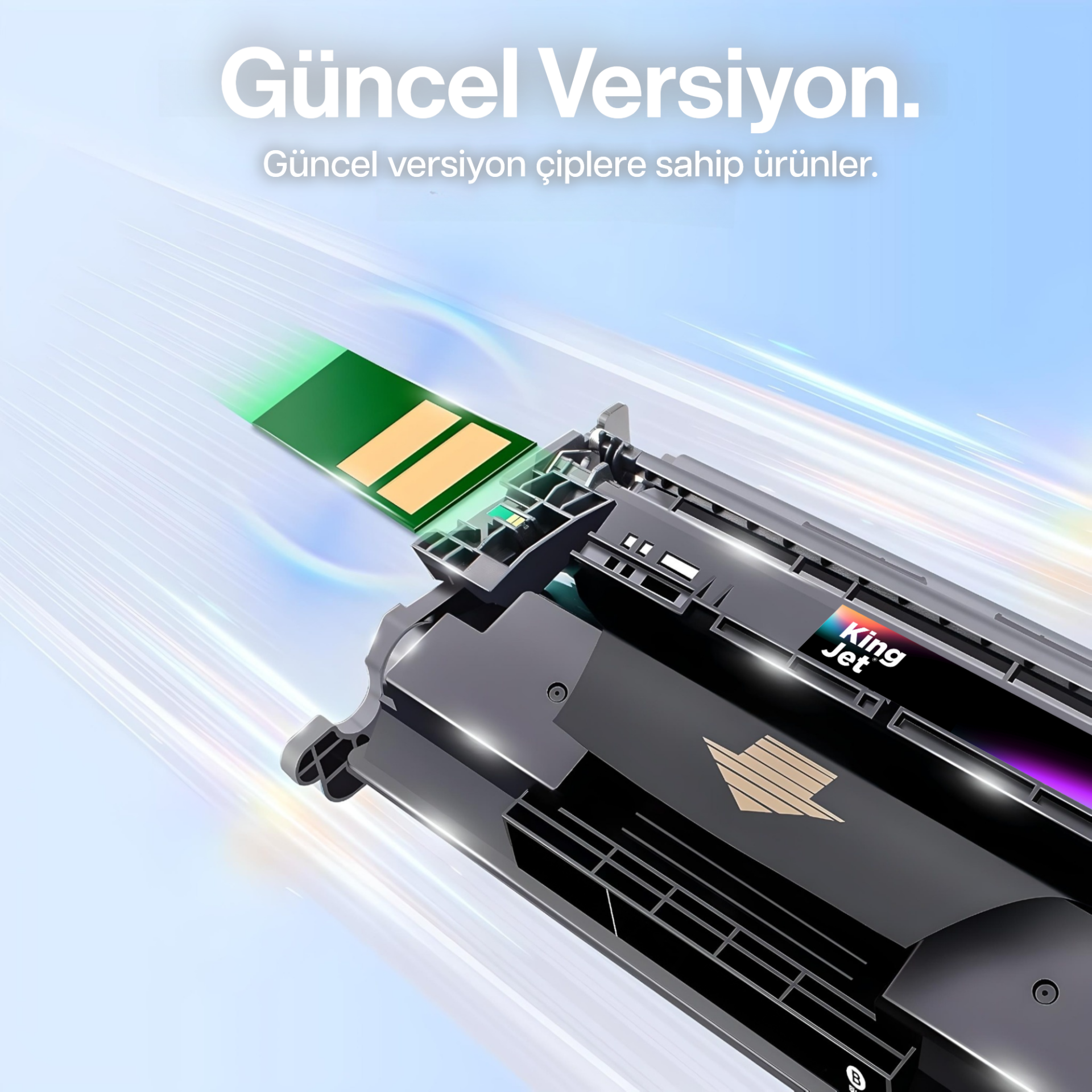 Kingjet Canon Uyumlu MF465dw Standart Kapasiteli (4'lü Paket) Muadil Toner Çipli | 070 / CRG-070