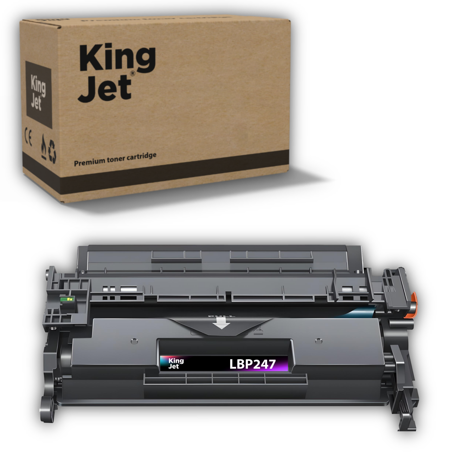 Kingjet Canon Uyumlu LBP247dw Standart Kapasiteli Muadil Toner Çipli | 070 / CRG-070