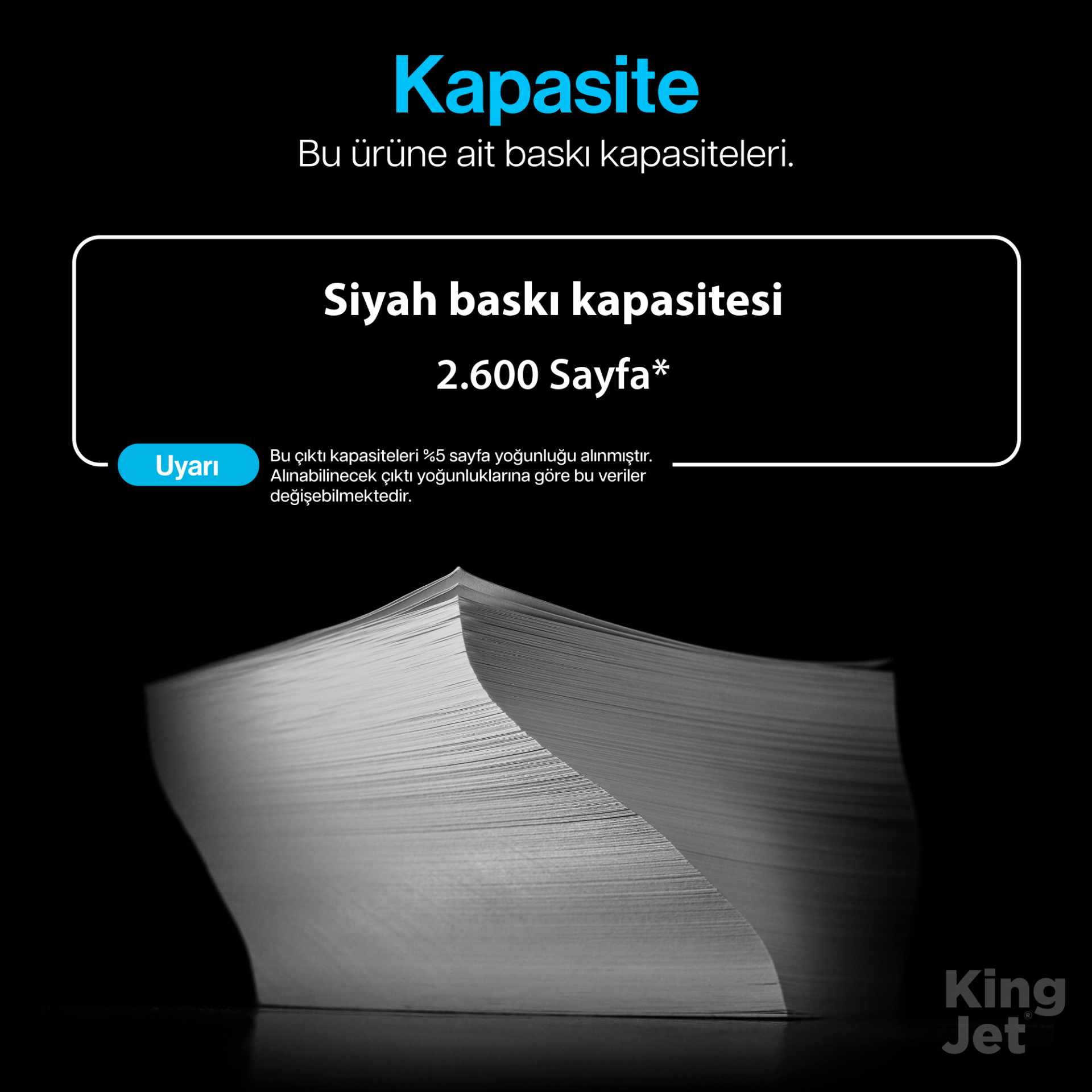 Kingjet Hp Uyumlu (136X) W1360X Standart Kapasiteli (20'li Paket) Muadil Toner Çipli | MFP M236