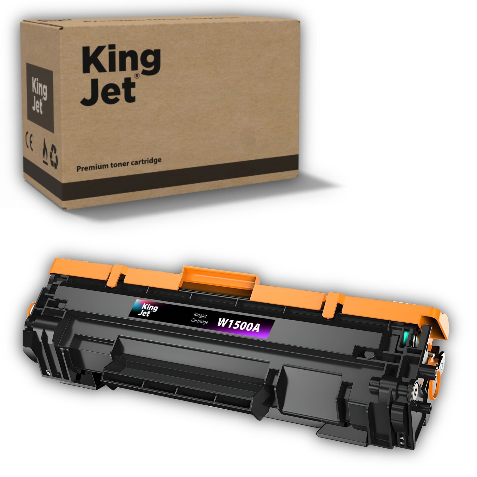Kingjet HP Uyumlu (150A) W1500A Standart Kapasiteli Muadil Toner Çipli | MFP M141a, MFP M141w