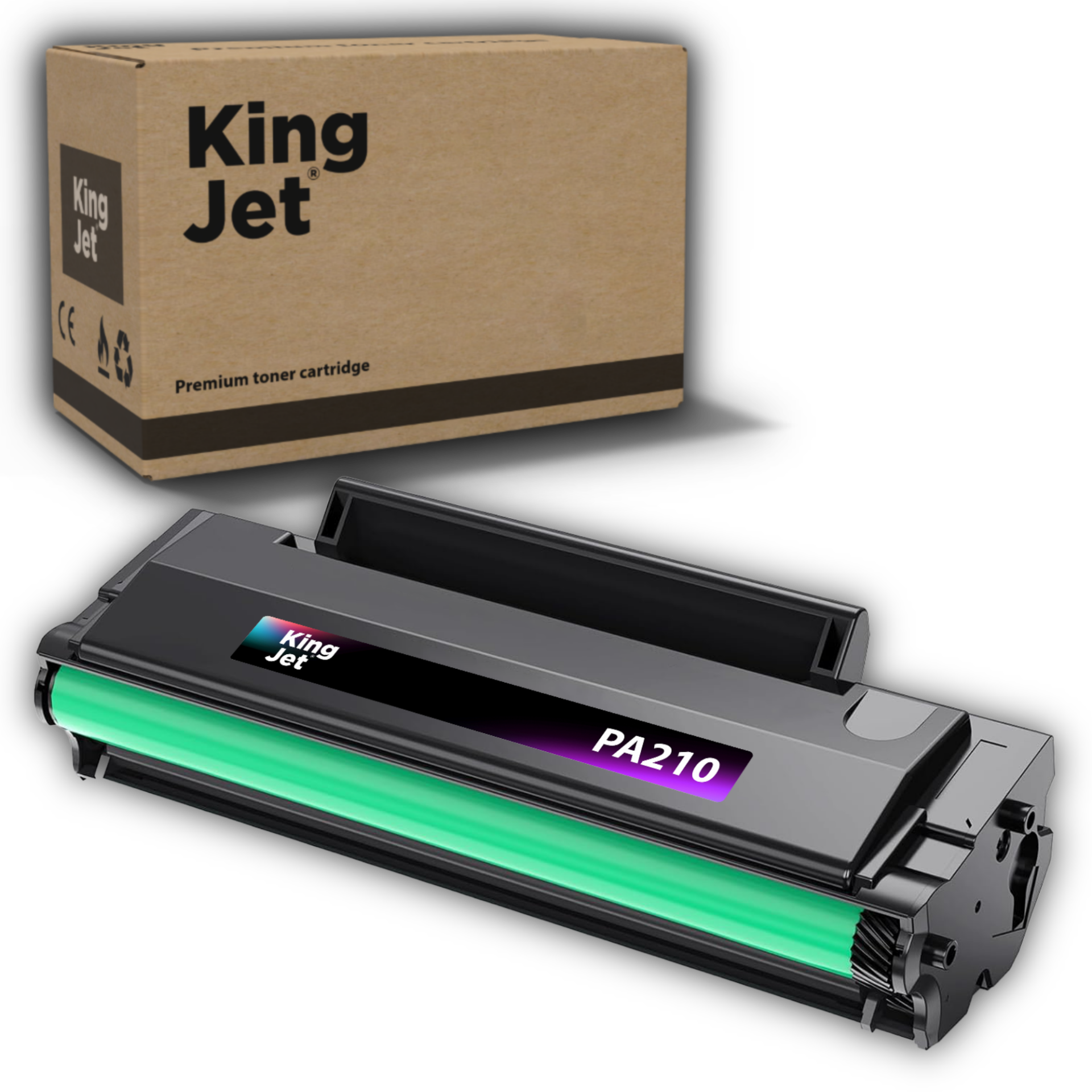 Kingjet Pantum PA-210 Uyumlu Standart Kapasiteli Çipli Muadil Toner | P2500 Uyumlu Toner