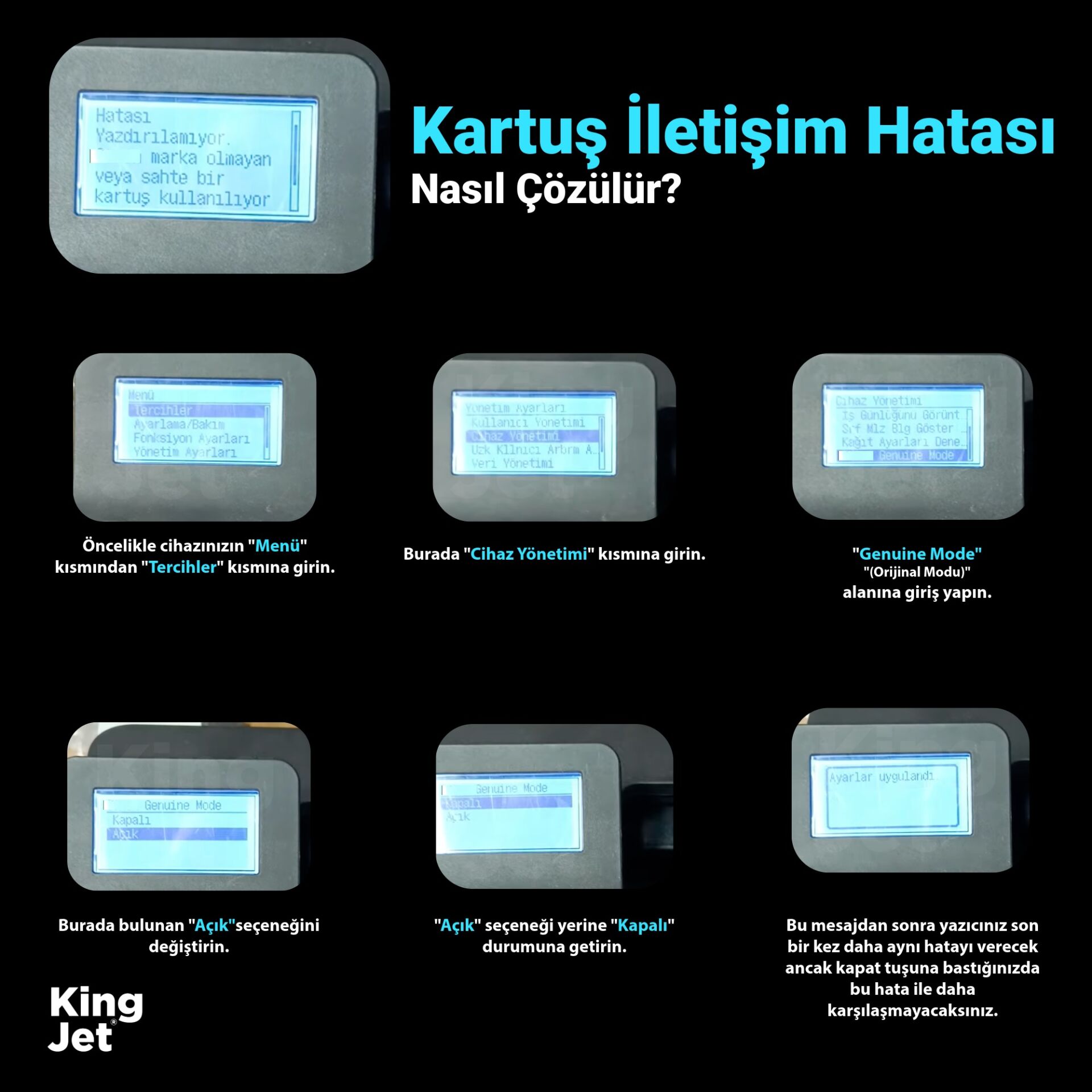 Kingjet Canon Uyumlu (069) CRG-069 Standart Kapasiteli Muadil Toner Çipli | LBP673, MF752, MF754