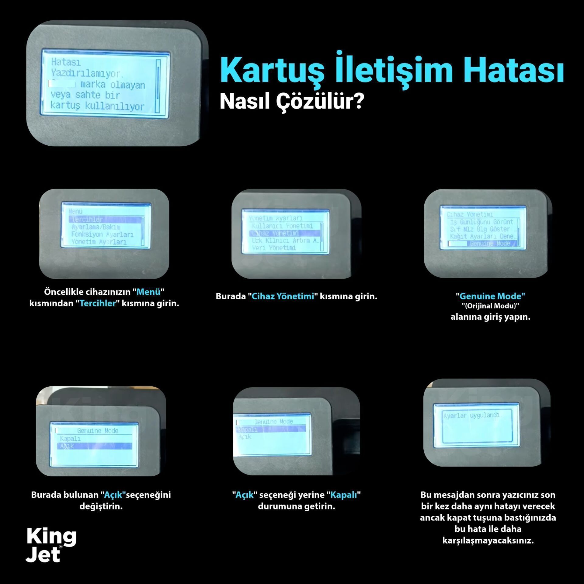 Kingjet Canon Uyumlu (069) CRG-069 Standart Kapasiteli Muadil Toner Çipli | MF754 uyumlu