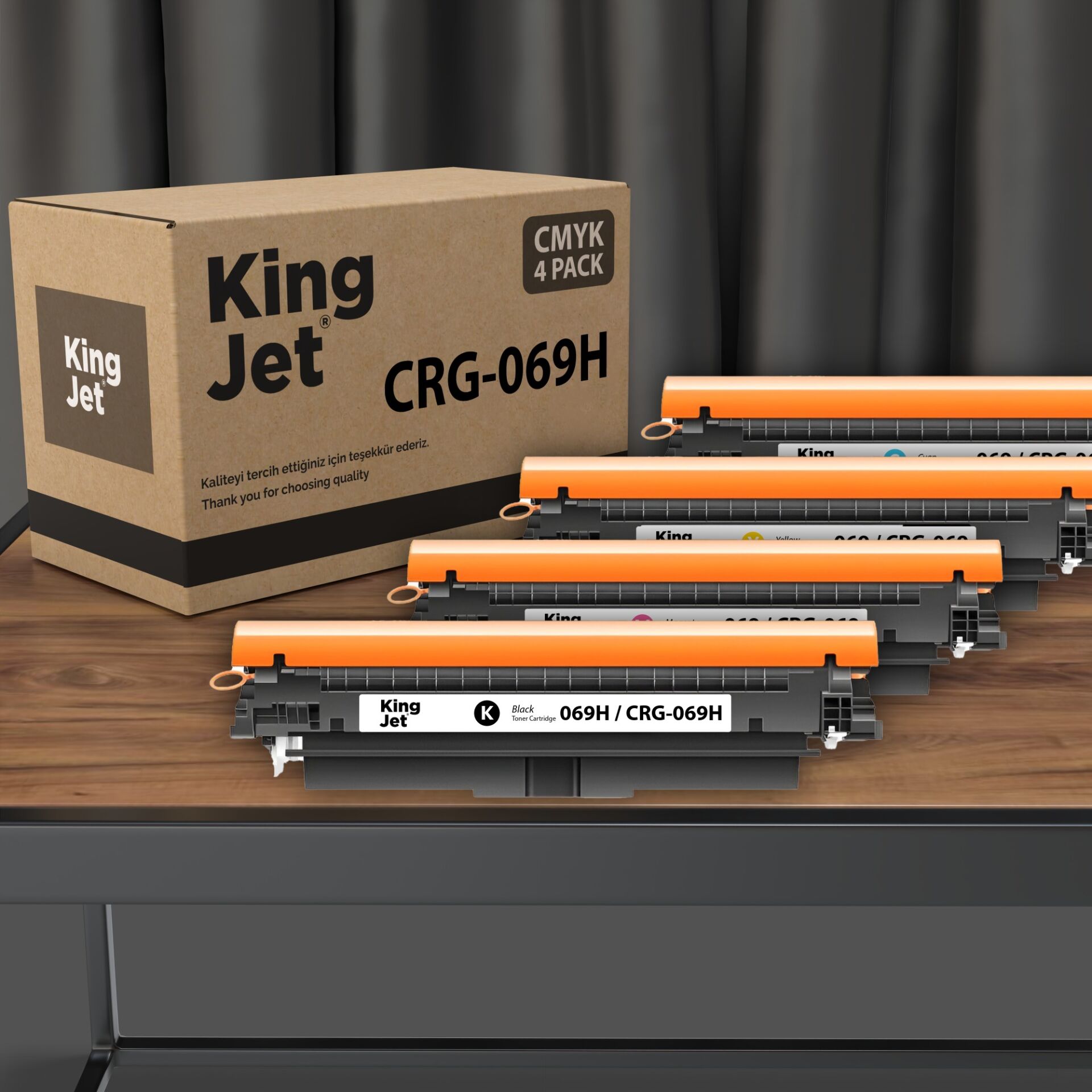 Kingjet Canon Uyumlu (069H) CRG-069H Yüksek Kapasiteli Muadil Toner Çipli | I-SENSYS MF754cdw