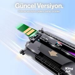 Kingjet HP Uyumlu 151X W1510X Yüksek Kapasiteli (4'lü Paket) Muadil Toner Çipli | MFP 4103fdw