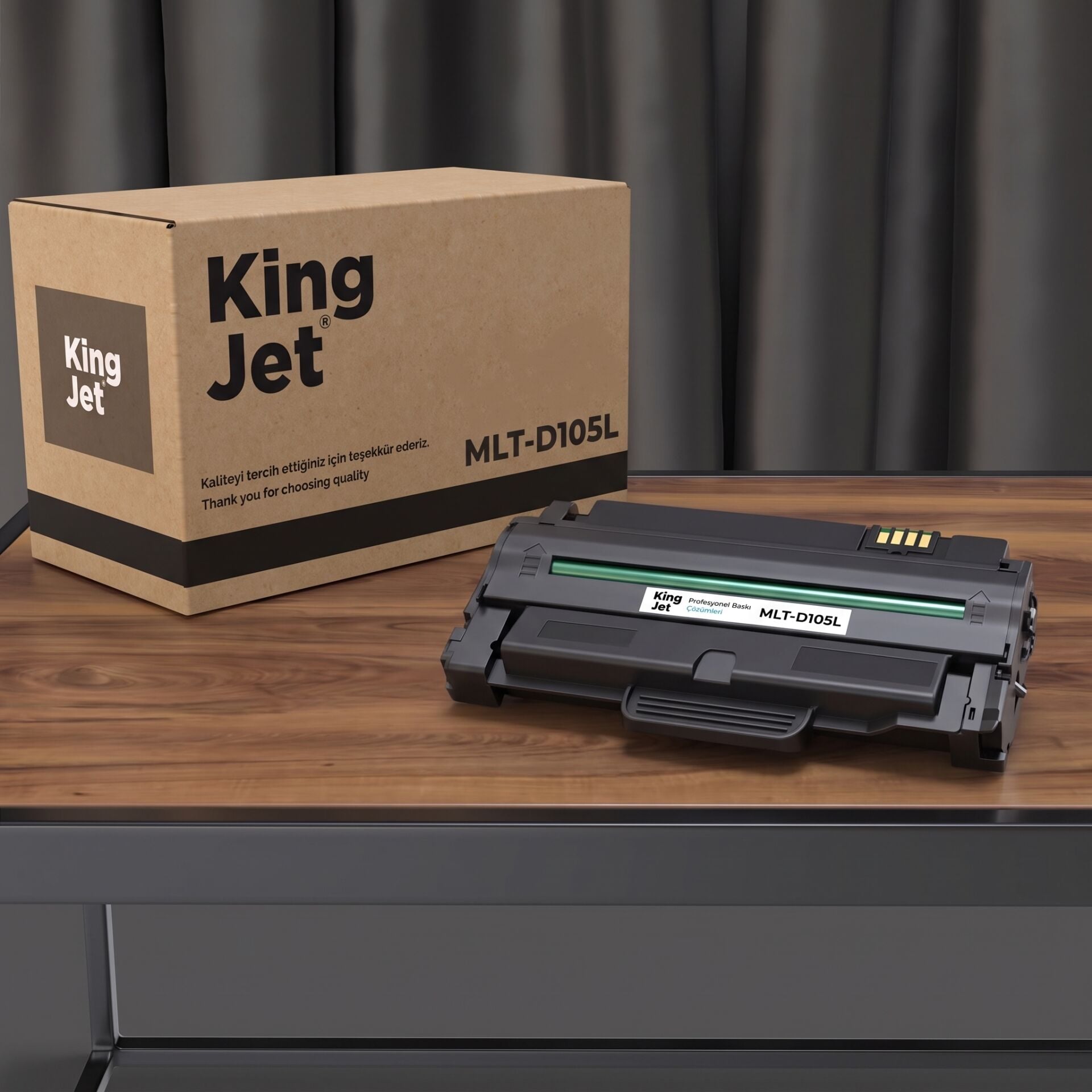 KingJET Samsung Uyumlu MLT-D105L Yüksek Kapasiteli (Tekli) Çipli Muadil Toner | ML-2580N