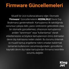 KingJET Brother MFC-J2340DW Uyumlu Yüksek Kapasiteli 4 Renk (Takım) Çipli Muadil Kartuş | LC472XL