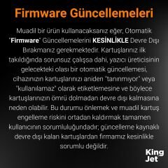 KingJET Brother LC3719XL Uyumlu Yüksek Kapasiteli 4 Renk (Takım) Çipli Muadil Kartuş