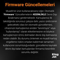 KingJET Brother Uyumlu MFC-J3930DW Yüksek Kapasiteli 4 Renk (Takım) Çipli Muadil Kartuş | LC3719XL