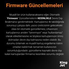 KingJET Epson Uyumlu T05A1 Standart Kapasiteli 4 Renk (Takım) Çipli Muadil Kartuş