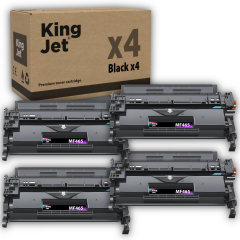 Kingjet Canon Uyumlu MF465dw Standart Kapasiteli (4'lü Paket) Muadil Toner Çipli | 070 / CRG-070