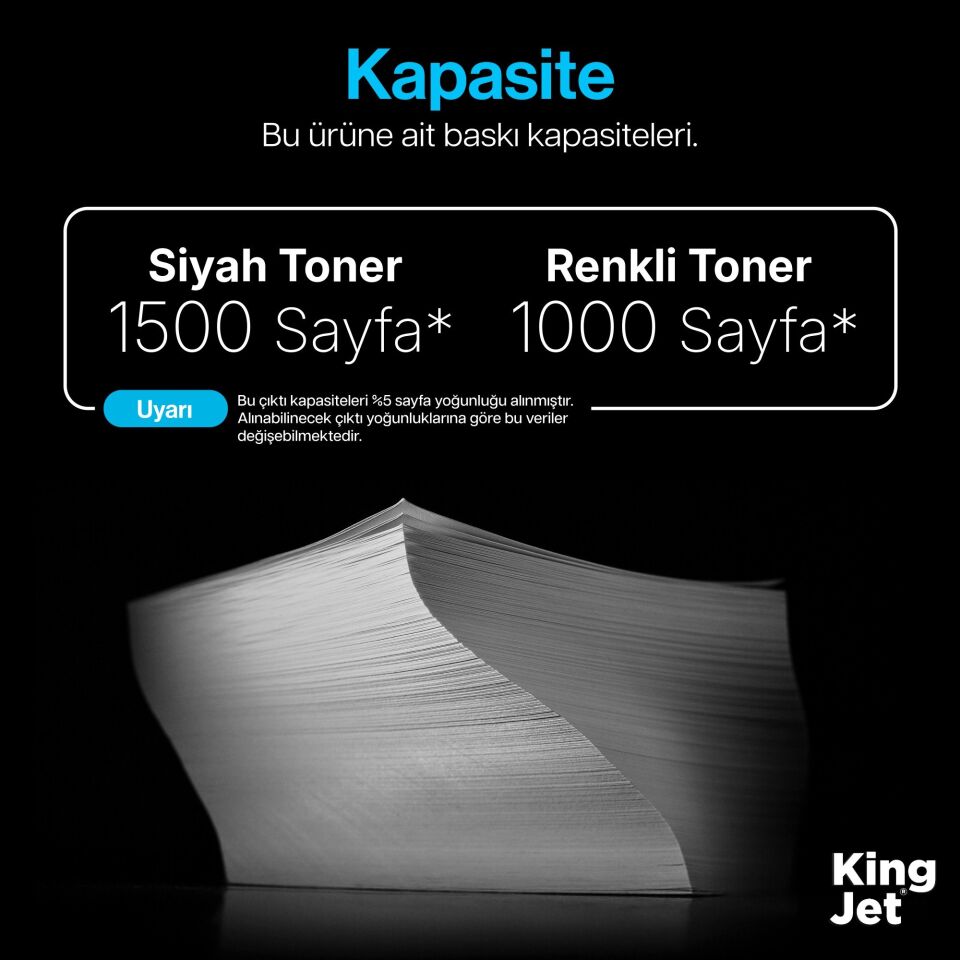 KingJET Samsung Uyumlu CLT-K406S Standart Kapasiteli 4 Renk (Takım) Çipli Muadil Toner | CLX-3305FW