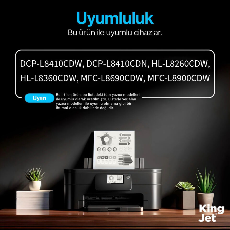 KingJET Brother Uyumlu DR-421CL (Takım Ünite) Muadil Drum Ünitesi | HL-L8360CDW