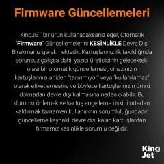 KingJET Officejet 9015 Uyumlu Yüksek Kapasiteli 4 Renk (Takım) Çipli 963XL Muadil Kartuş