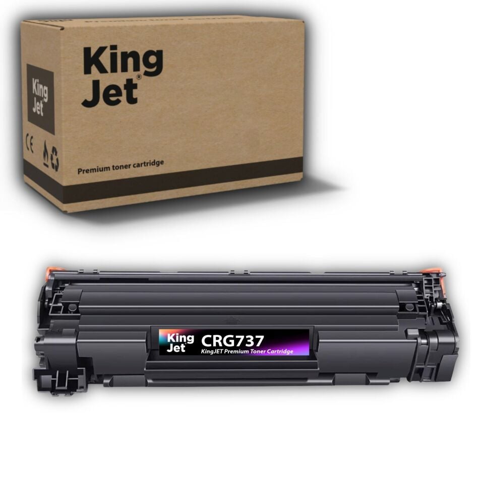 KingJET Canon Uyumlu CRG-737 Standart Kapasiteli Çipli Muadil Toneri | MF216N