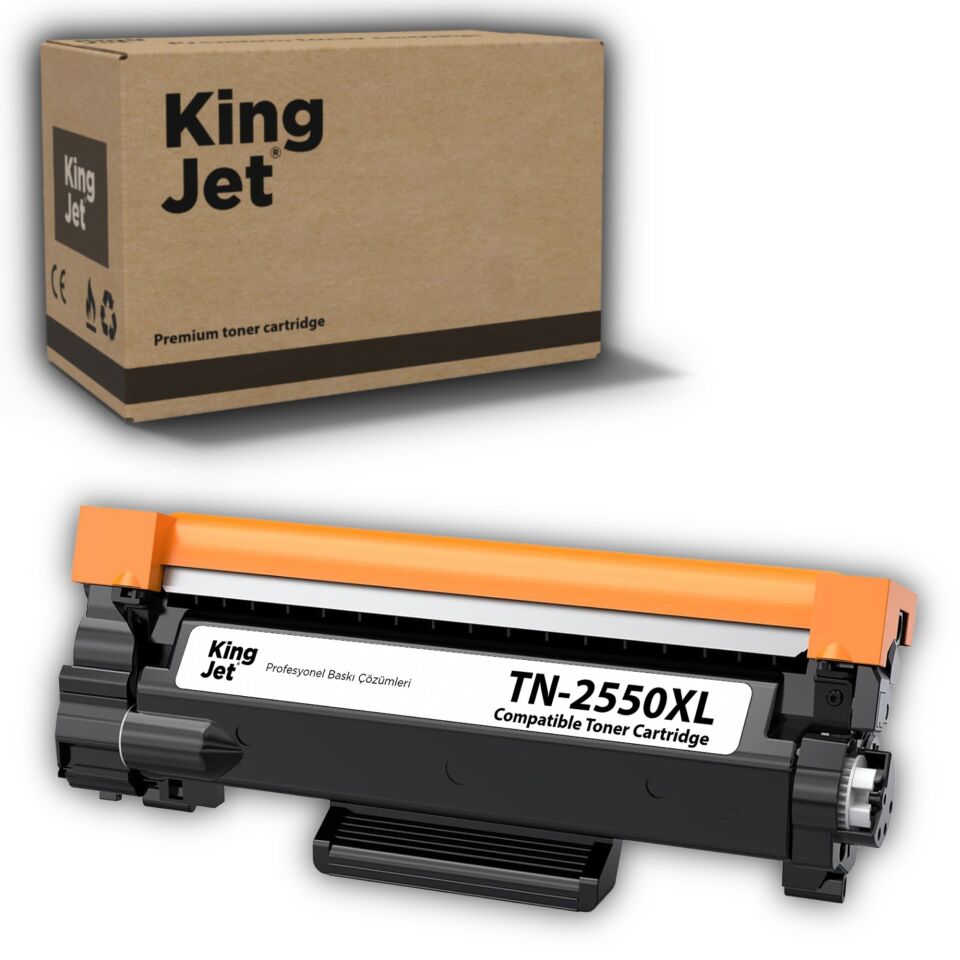 KingJET Brother Uyumlu TN-2550XL Yüksek Kapasiteli (Tekli) Muadil Toner | HL-L2461DN