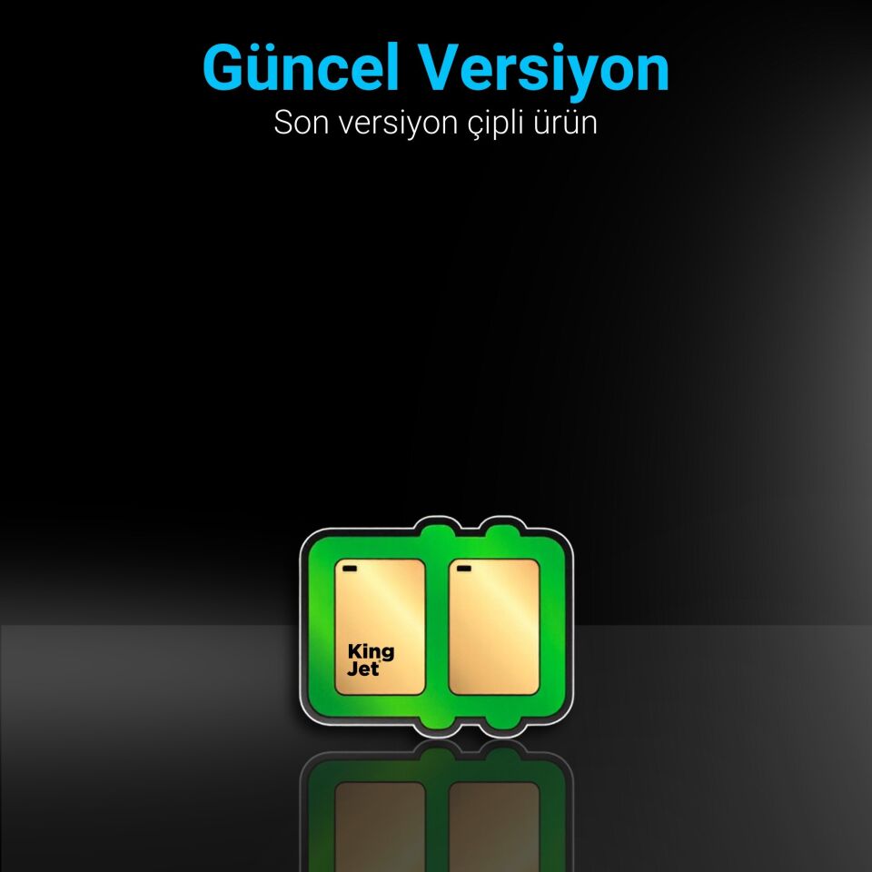 KingJET Canon Uyumlu CRG-737 Standart Kapasiteli (4'lü Paket) Çipli Muadil Toneri