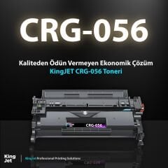 Kingjet Canon Uyumlu CRG-056 Standart Kapasiteli Muadil Toner Çipli