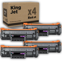 Kingjet Hp Uyumlu M211d Standart Kapasiteli (4'lü Paket) Muadil Toner Çipli | (136A) W1360A