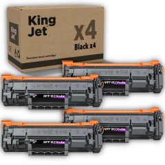 Kingjet Hp Uyumlu MFP M236sdw Standart Kapasiteli (4'lü Paket) Muadil Toner Çipli | (136A) W1360A