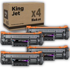 Kingjet Hp Uyumlu MFP M236d Standart Kapasiteli (4'lü Paket) Muadil Toner Çipli | (136A) W1360A