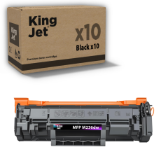 Kingjet Hp Uyumlu MFP M236dw Standart Kapasiteli (10'lu Paket) Muadil Toner Çipli | (136A) W1360A