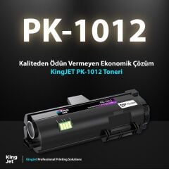 KingJET Utax Uyumlu PK-1012 Standart Kapasiteli (20'li Paket) Çipli Muadil Toner | P4020 P4025 P4026