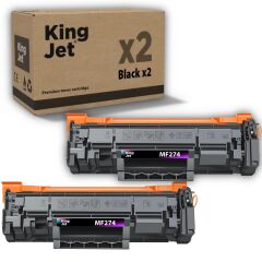Kingjet Canon Uyumlu MF274dw Standart Kapasiteli (2'li Paket) Muadil Toner Çipli | 071 / CRG-071