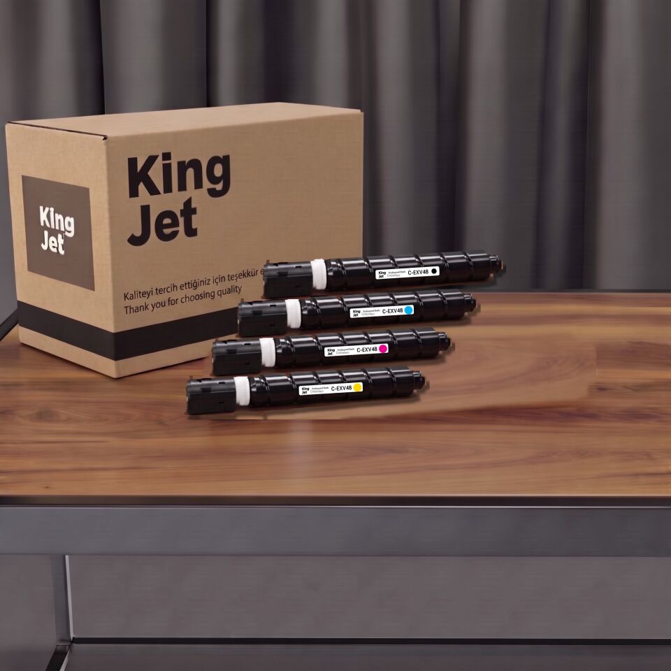 KingJET C-EXV48 CMYK Takim Set Toner