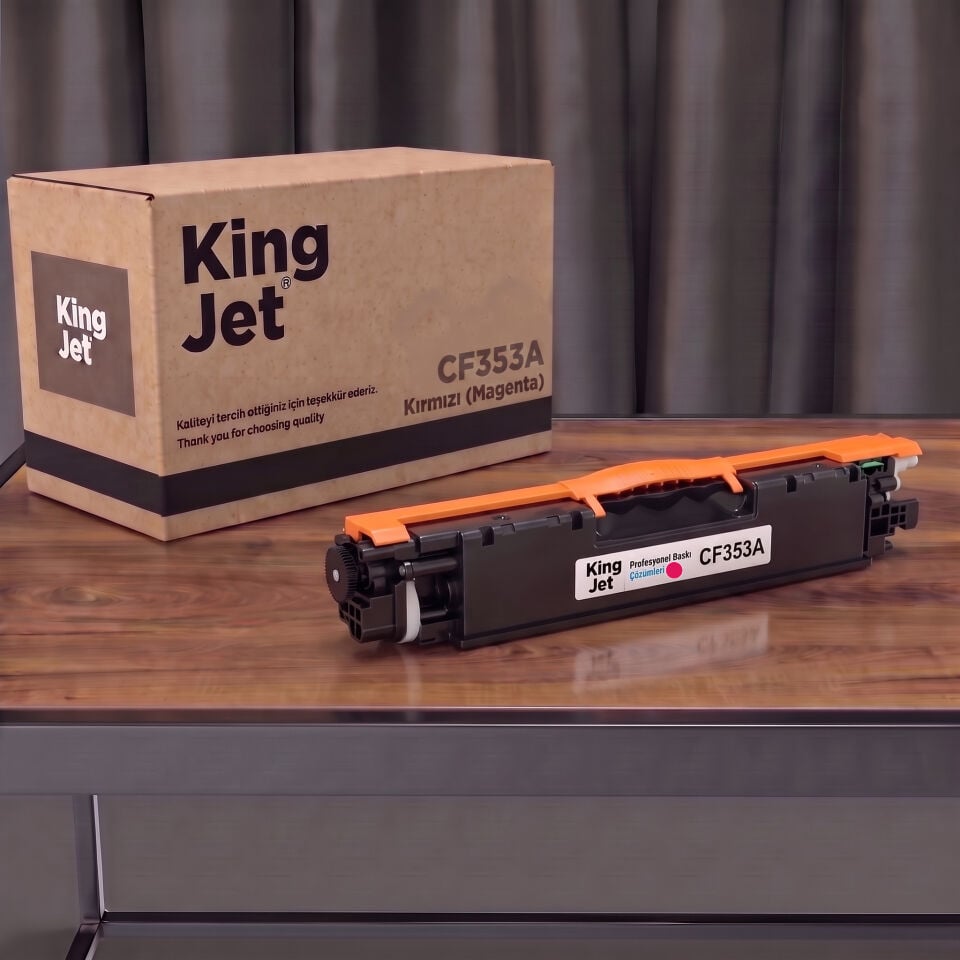 KingJET HP Uyumlu CF353A (130A) Kırmızı Standart Kapasiteli (Tekli) Çipli Muadil Toner
