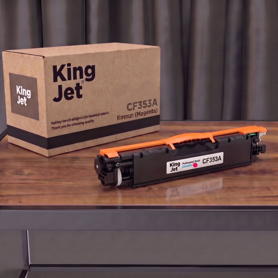 KingJET HP Uyumlu CF353A (130A) Kırmızı Standart Kapasiteli (Tekli) Çipli Muadil Toner | M176