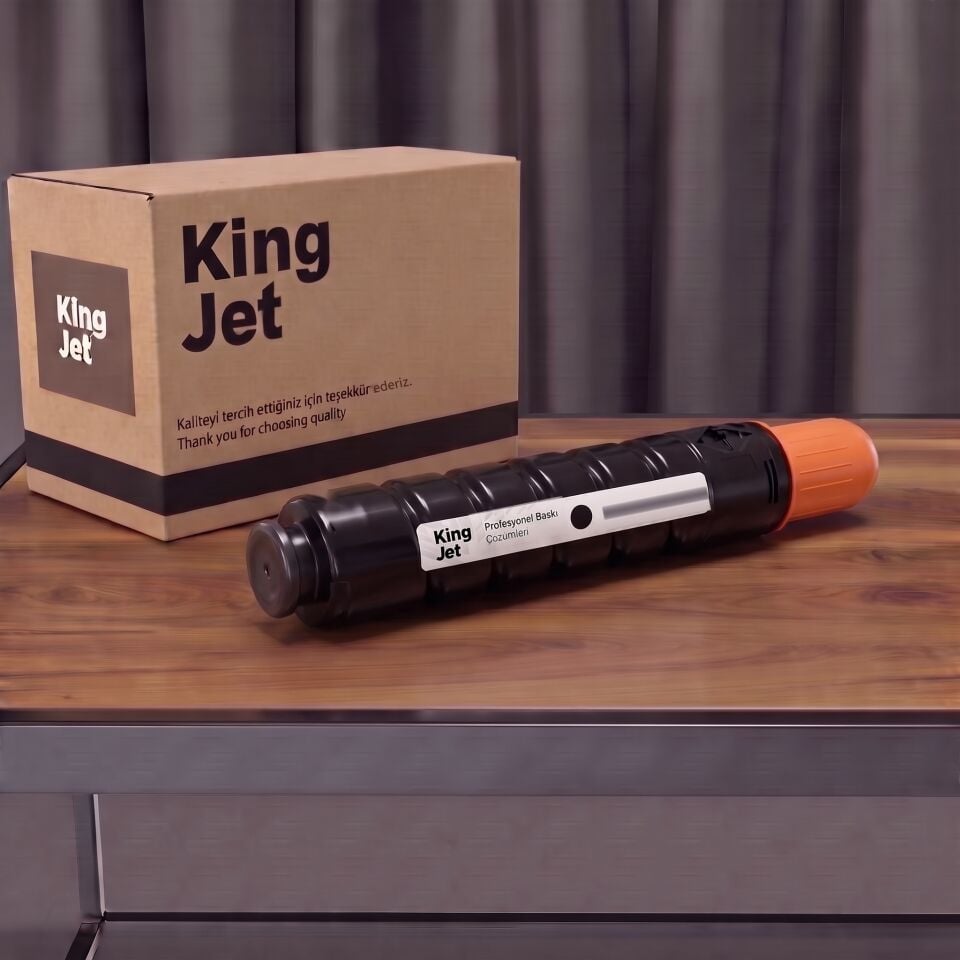 KingJET Canon Uyumlu C-EXV28 2789B002 Siyah Standart Kapasiteli (Tekli) Çipli Muadil Toner | Canon imageRUNNER C5250i
