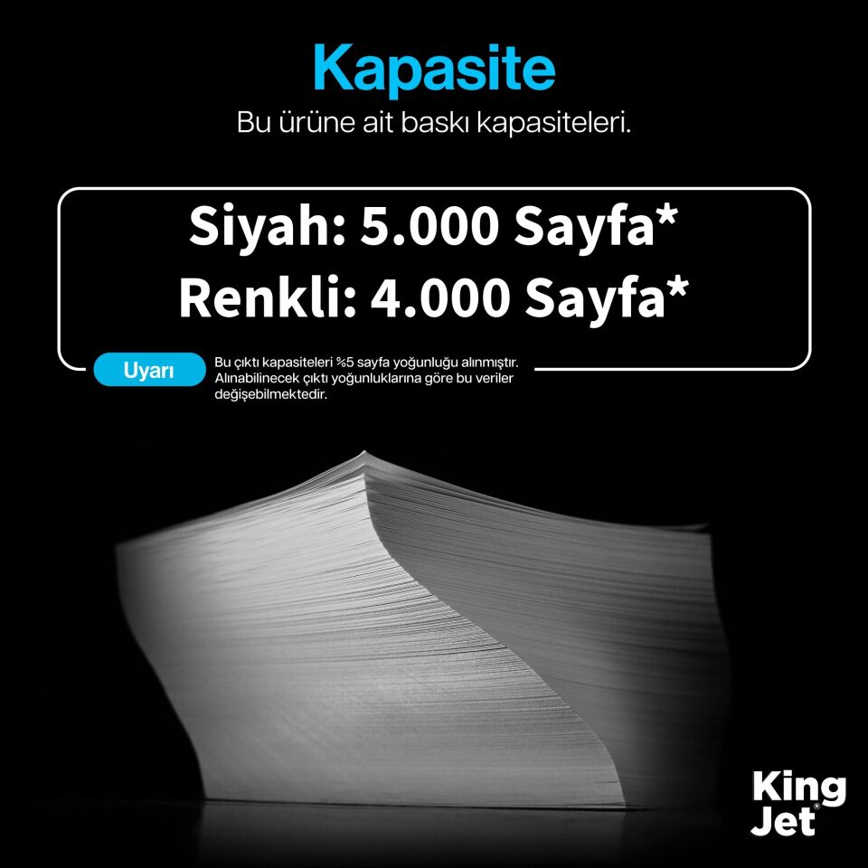 KingJET Brother Uyumlu TN-155 Yüksek Kapasiteli (4 Renk Takım) Muadil Toner | DCP-9045CDN