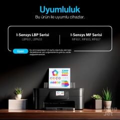 Kingjet Canon Uyumlu LBP633 Standart Kapasiteli 4 Renk (Takım) Muadil Toner Çipli | (067) CRG-067