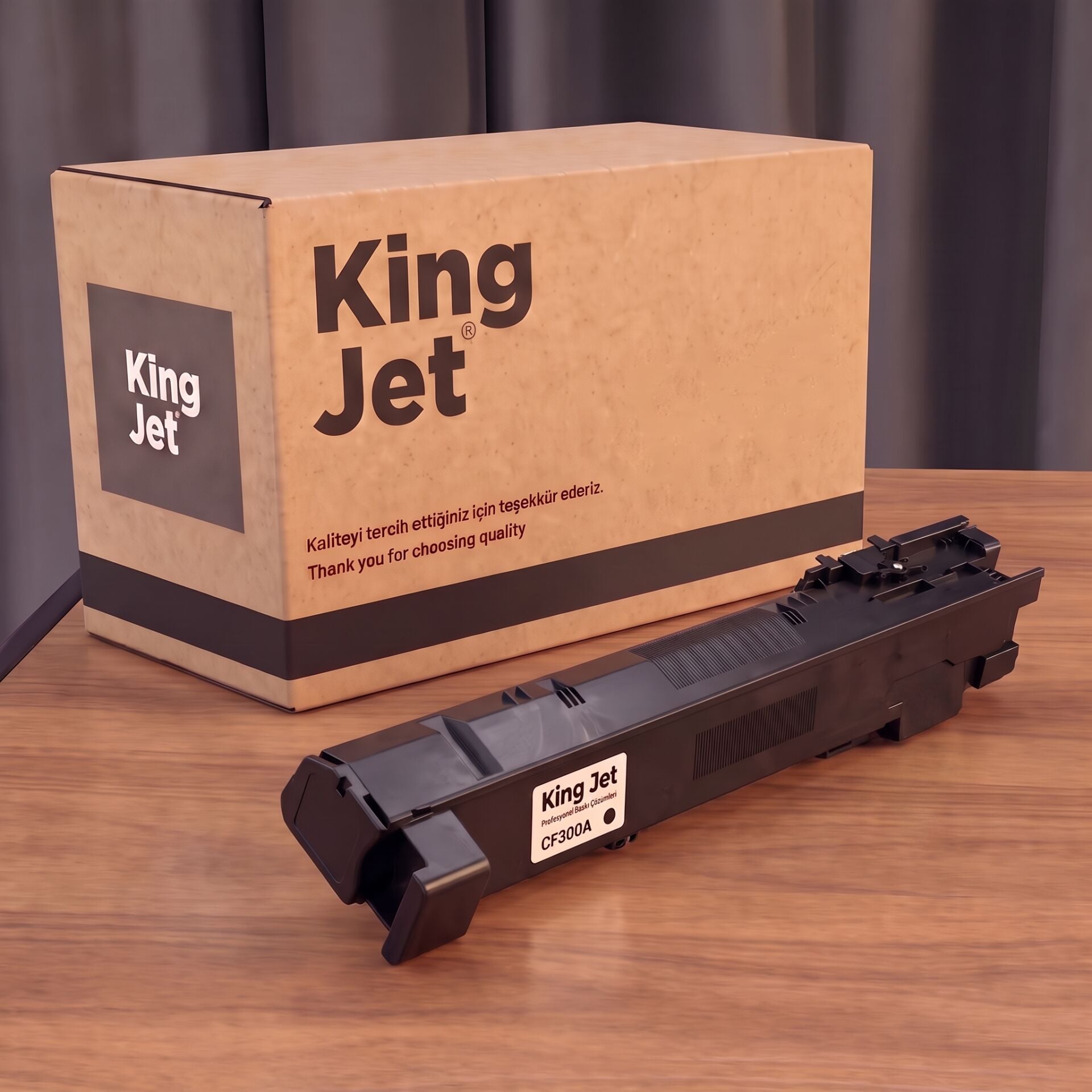 KingJET HP Uyumlu CF300A Siyah Standart Kapasiteli (Tekli) Çipli Muadil Toner | M880Z baskı kapasitesi