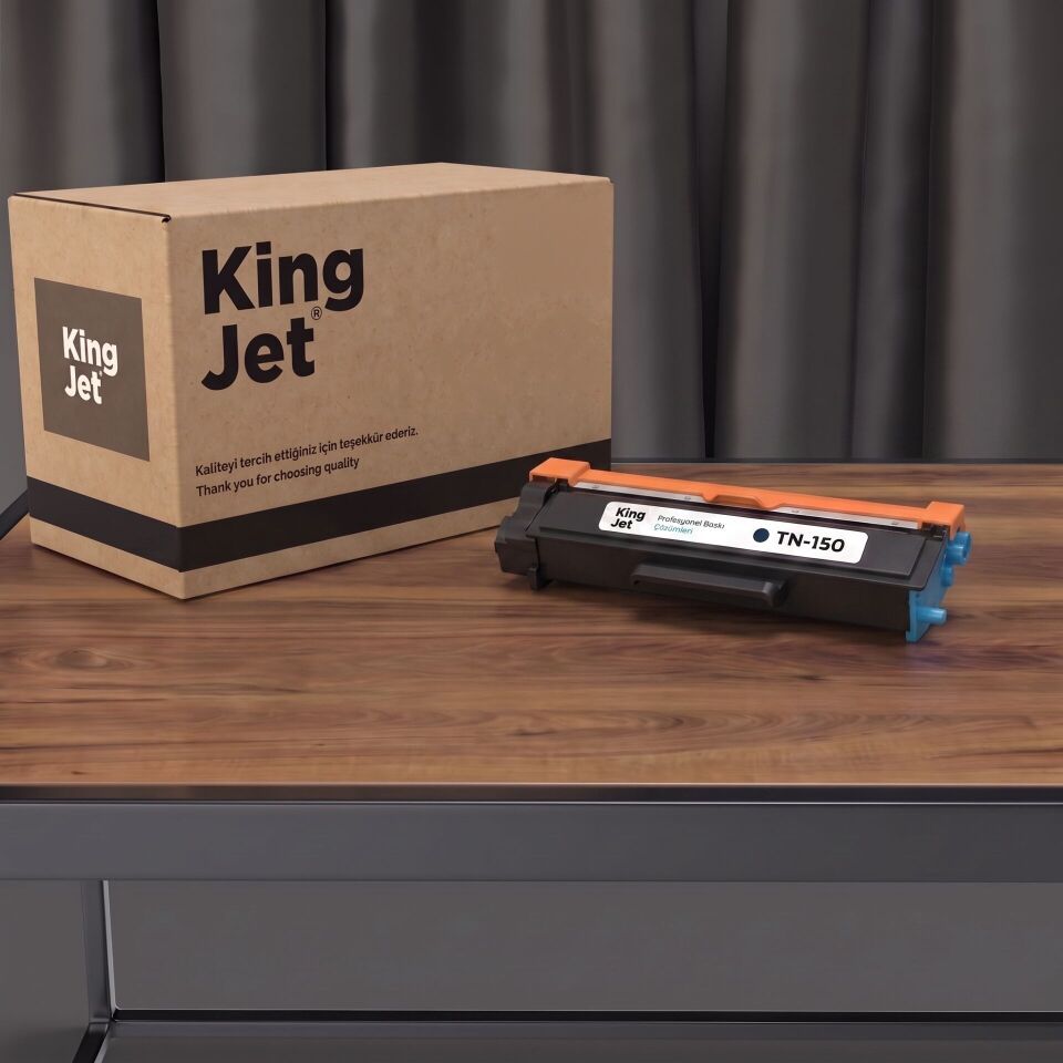 KingJET Brother Uyumlu TN-150 Mavi Yüksek Kapasiteli (Tekli) Muadil Toner
