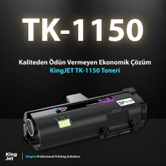 KingJET Kyocera Uyumlu TK-1150 Yüksek Kapasiteli (20'li Paket) Çipli Muadil Toneri | M2635 Uyumlu