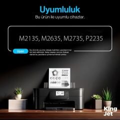 KingJET Kyocera Uyumlu TK-1150 Standart Kapasiteli (20'li Paket) Çipli Muadil Toneri | P2235