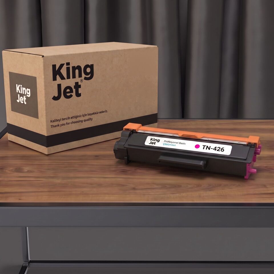KingJET Brother Uyumlu TN-426 Kırmızı Yüksek Kapasiteli (Tekli) Muadil Toner
