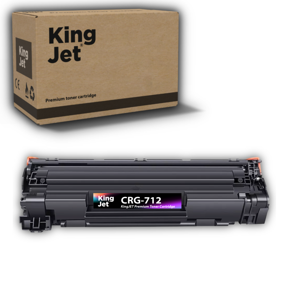 KingJET Canon Uyumlu CRG-712 Standart Kapasiteli Çipli Muadil Toneri | I-SENSYS LBP3050