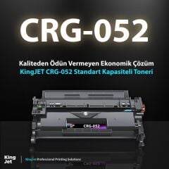 KingJET Canon Uyumlu CRG-052 Standart Kapasiteli Çipli Muadil Toneri