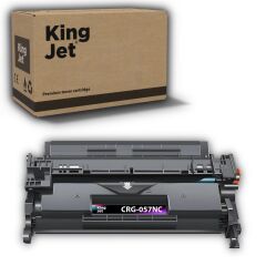 KingJET Canon Uyumlu CRG-057NC Standart Kapasiteli Çipsiz Muadil Toneri