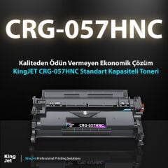 KingJET Canon Uyumlu CRG-057HNC Yüksek Kapasiteli Çipsiz Muadil Toneri | I-SENSYS MF452 Uyumlu