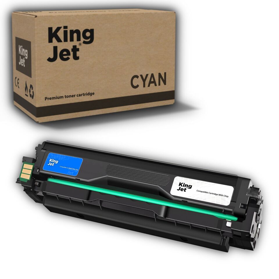 KingJET Samsung Uyumlu CLT-C504S Standart Kapasiteli Mavi (Cyan) Çipli Muadil Toner | SL-C1810W