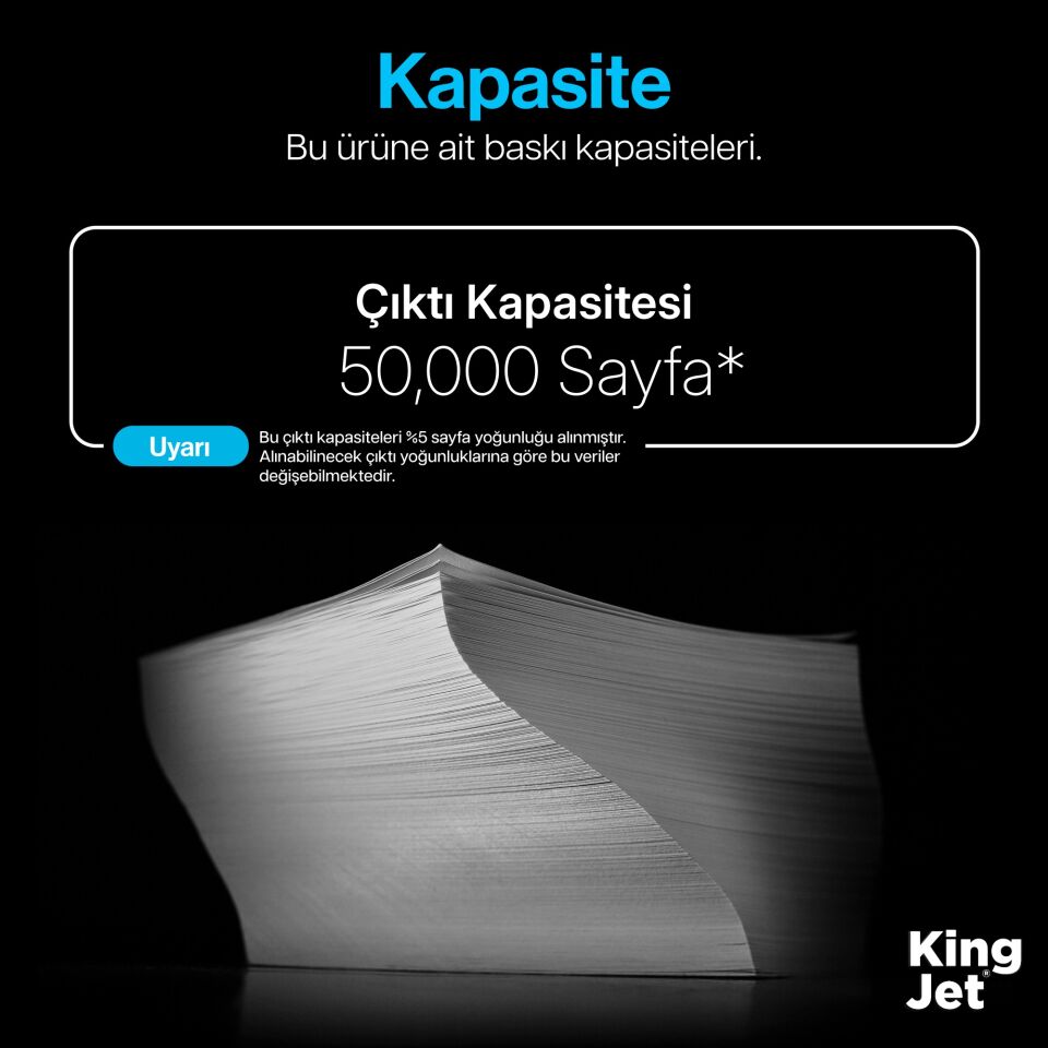 KingJET Brother Uyumlu DR-3405 (Tekli) Muadil Drum Ünitesi | HL-L6300DW - Baskı Kapasitesi