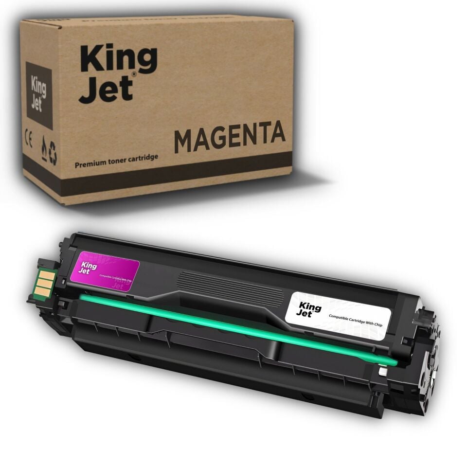 KingJET Samsung Uyumlu CLT-M503L Yüksek Kapasiteli Kırmızı (Magenta) Çipli Muadil Toner | SL-C3060ND