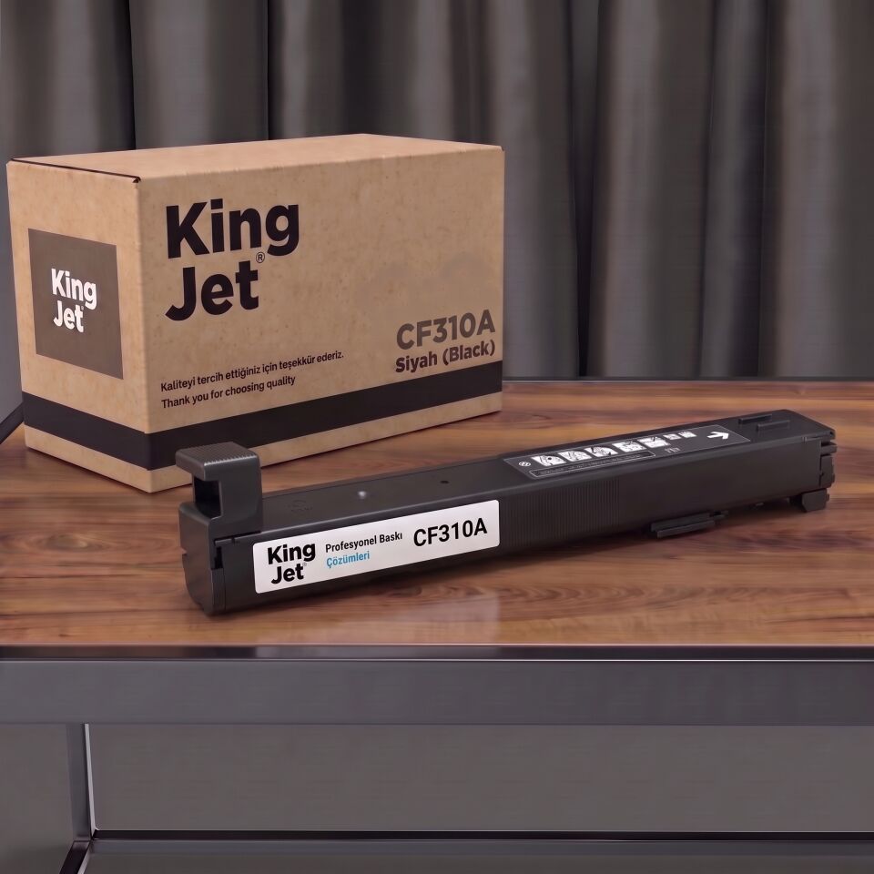 KingJET HP Uyumlu CF310 Siyah Standart Kapasiteli (Tekli) Çipli Muadil Toner | M855DN