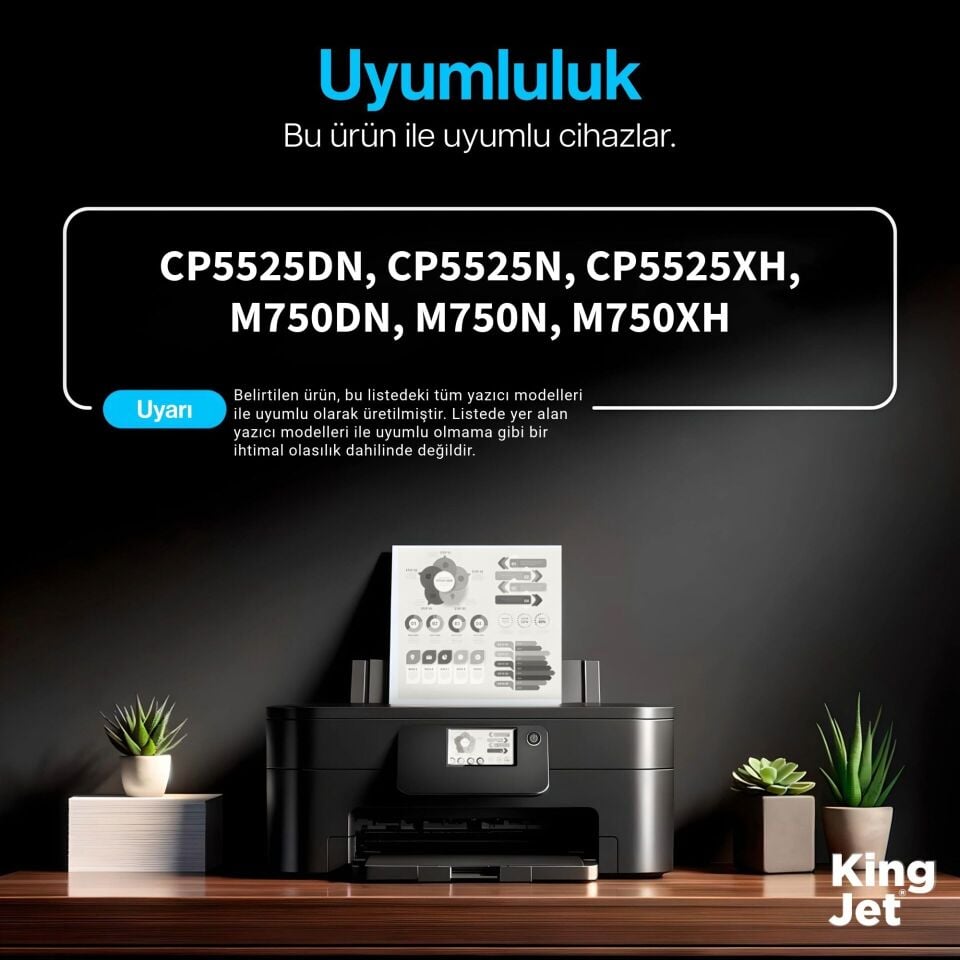 KingJET HP Uyumlu CE273X Kırmızı Yüksek Kapasiteli (Tekli) Çipli Muadil Toner