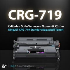 KingJET Canon Uyumlu CRG-719 Standart Kapasiteli Çipli Muadil Toneri | MF5880DN