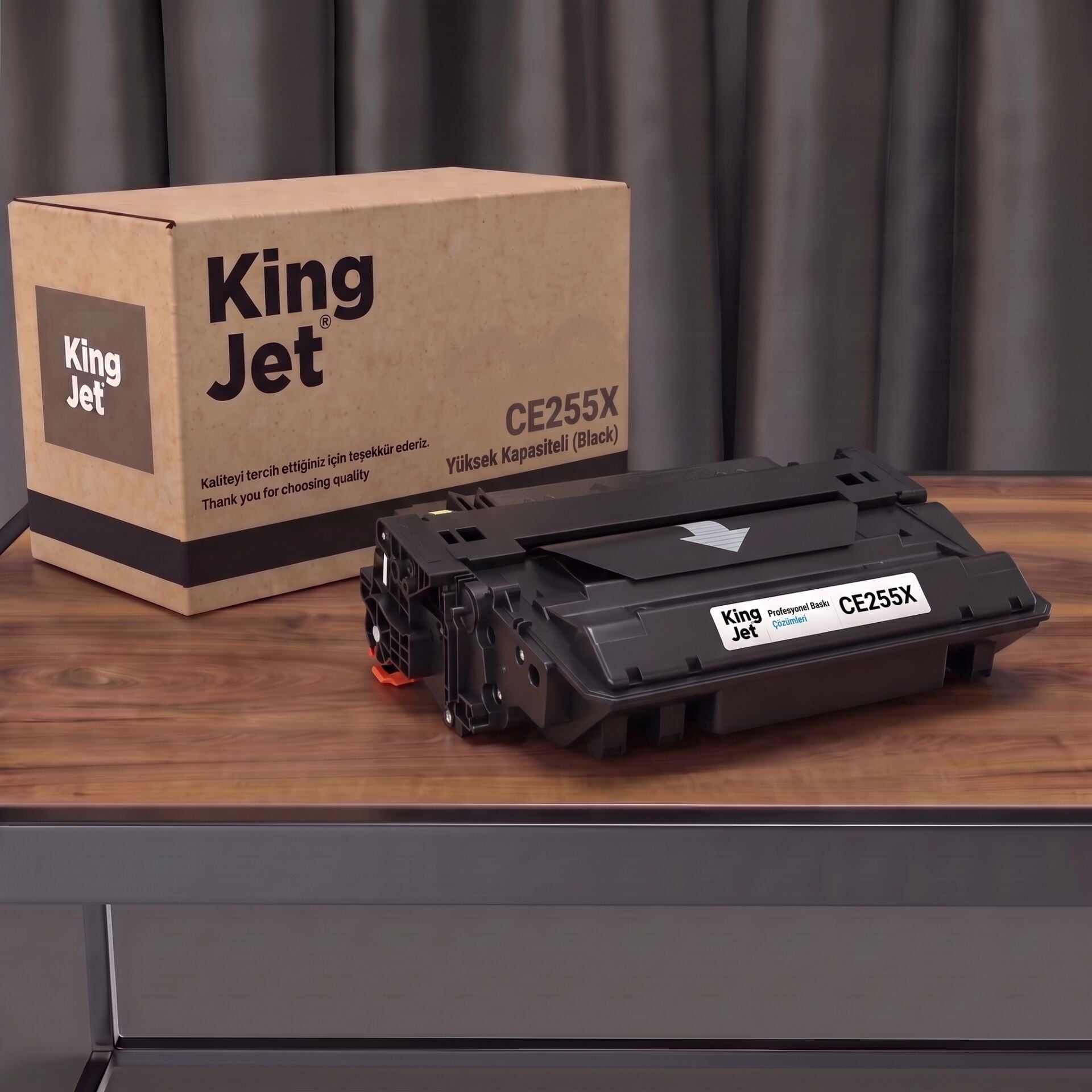 KingJET HP Uyumlu CE255 Standart Kapasiteli (10'lu Paket) Çipli Muadil Toner | P3015N